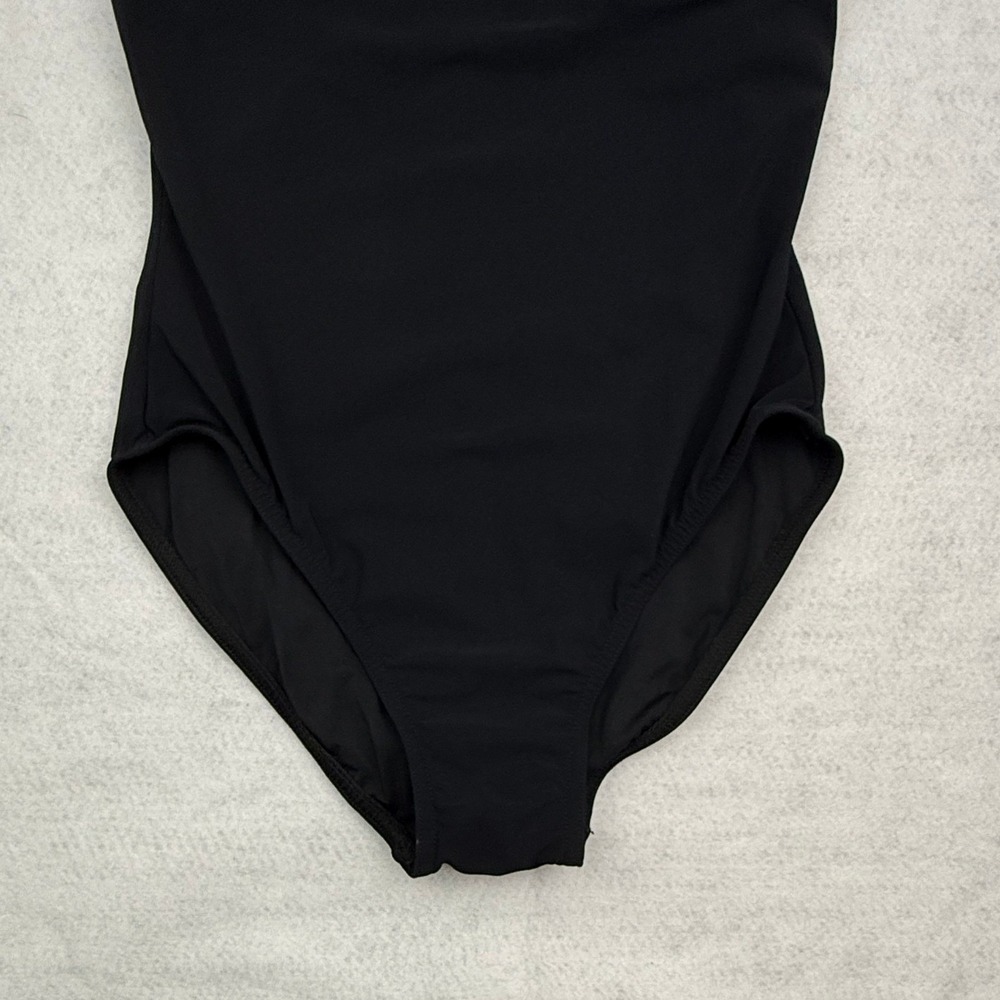 Karla Colletto Swimsuit Women's 8 Black Tie Shoulder One Piece Xtra Life Lycra - Picture 4 of 10
